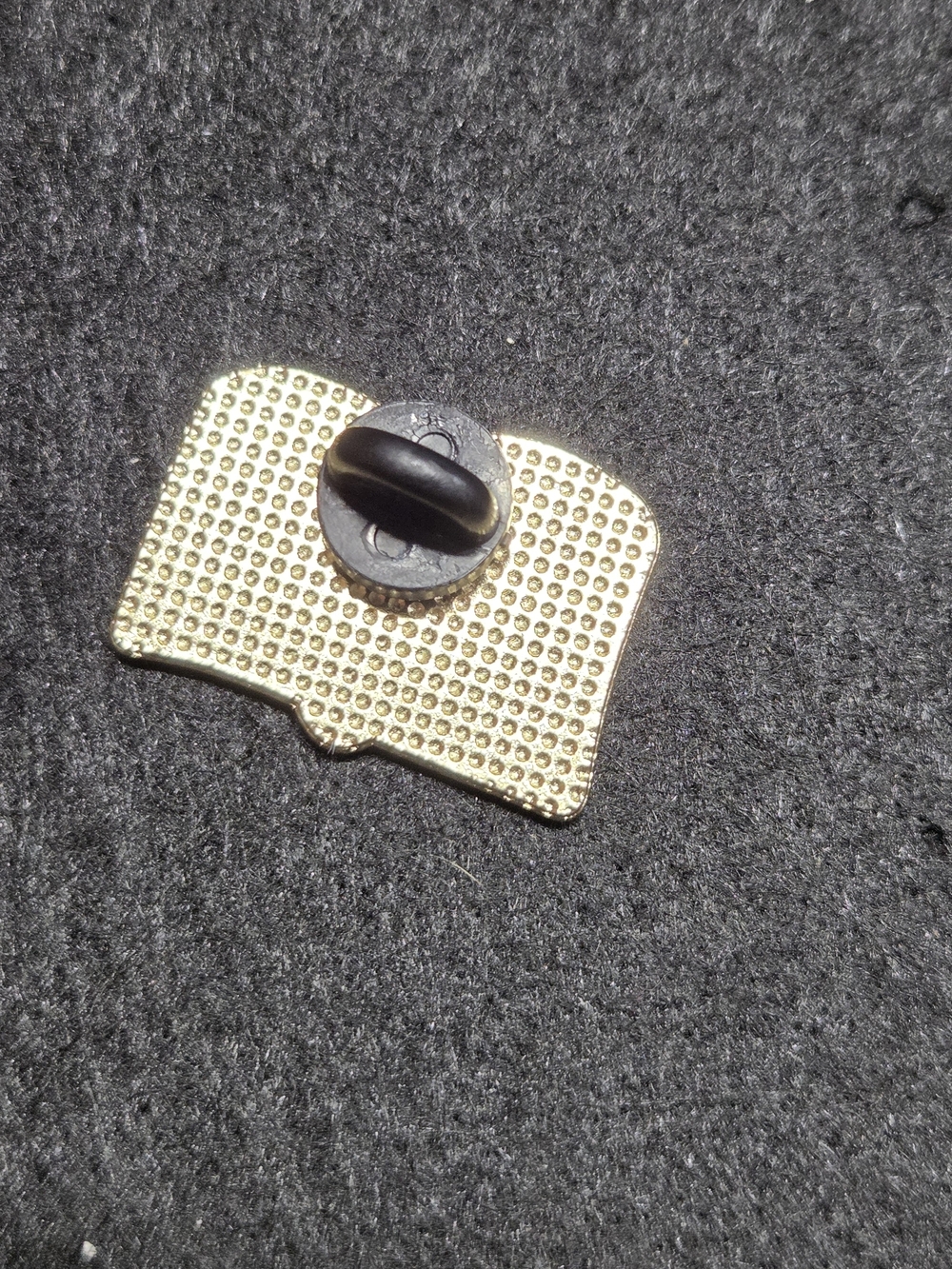 **Enamel Open Book Pin - White and Blue** - Picture 2 of 2
